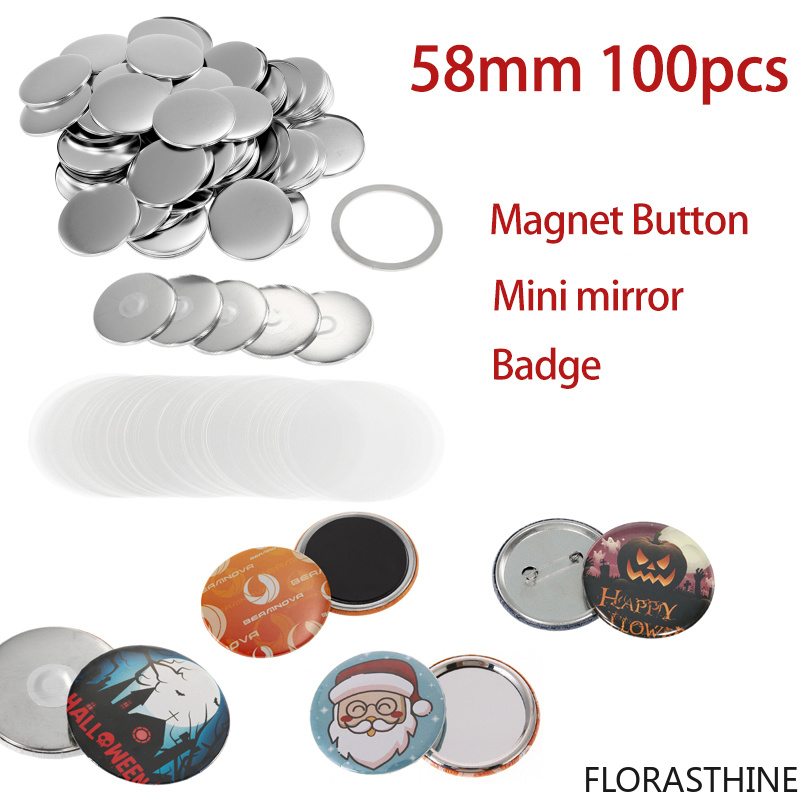 100 set di materiali per badge - Button Badge Blank recensione e prezzo