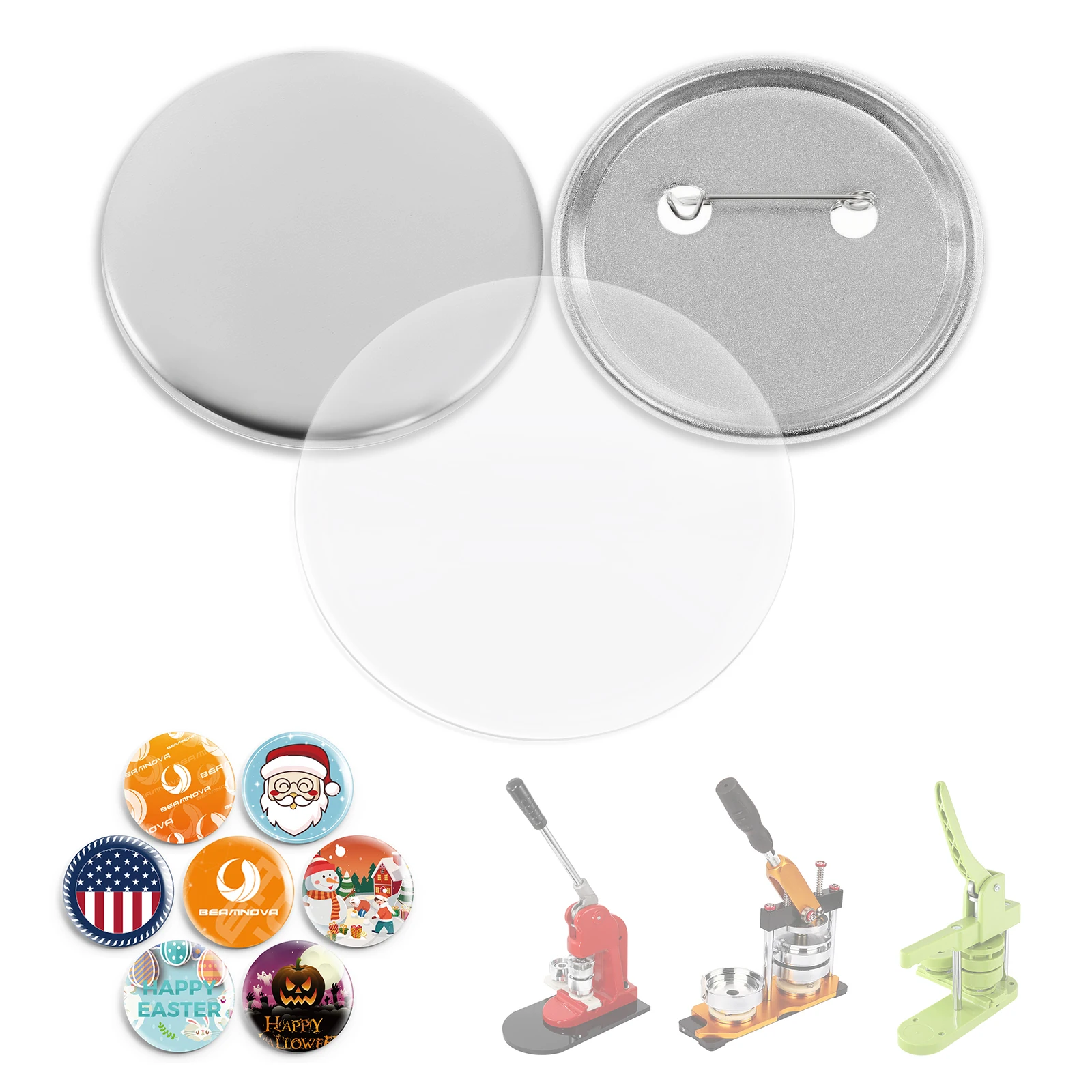 100 set di materiali per badge - Button Badge Blank recensione e prezzo